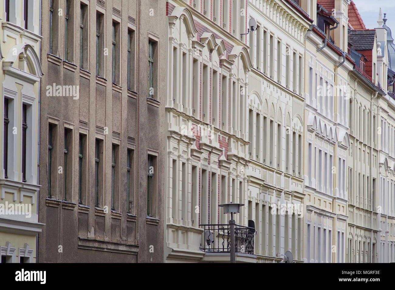 Historic houses in Goerlitz Stock Photo