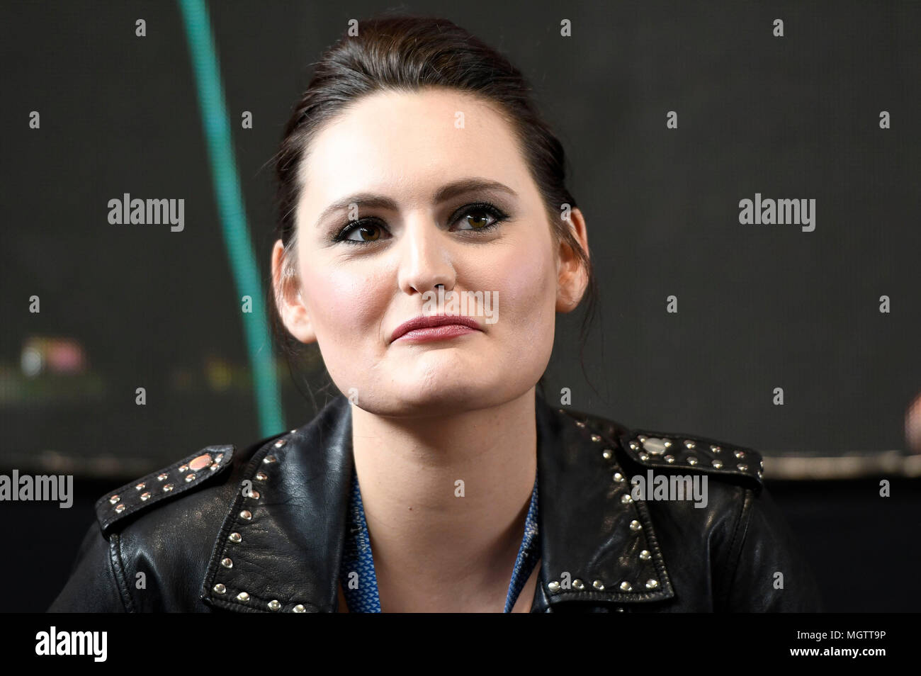 Dortmund, Germany. 27th Apr, 2018. Mary Chieffo at the Destination Star Trek Germany Convention in the Westfalenhalle. Dortmund, 27.04.2018 | usage worldwide Credit: dpa picture alliance/Alamy Live News Stock Photo