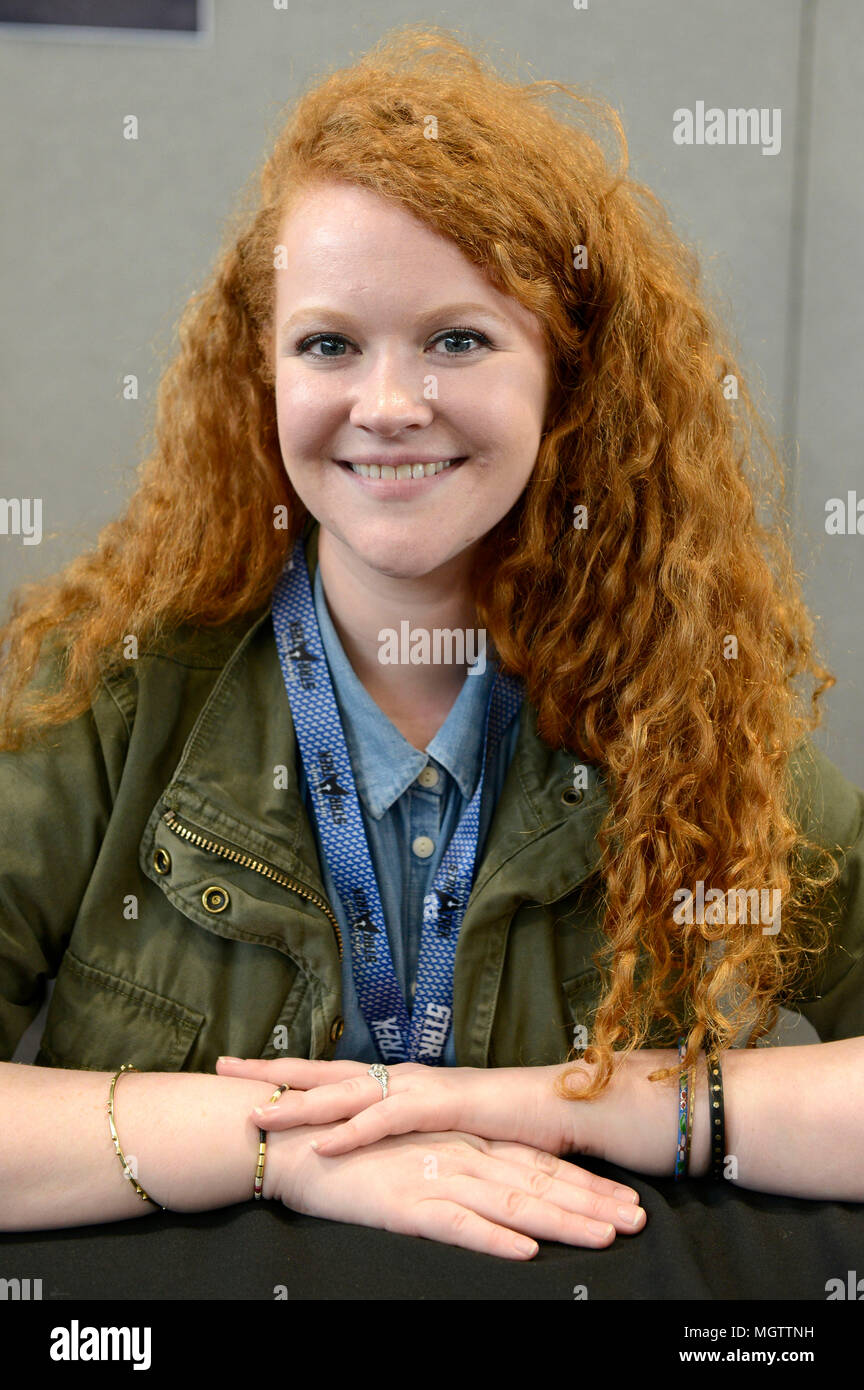 Dortmund, Germany. 27th Apr, 2018. Mary Wiseman at the Destination Star Trek Germany Convention in the Westfalenhalle. Dortmund, 27.04.2018 | usage worldwide Credit: dpa picture alliance/Alamy Live News Stock Photo