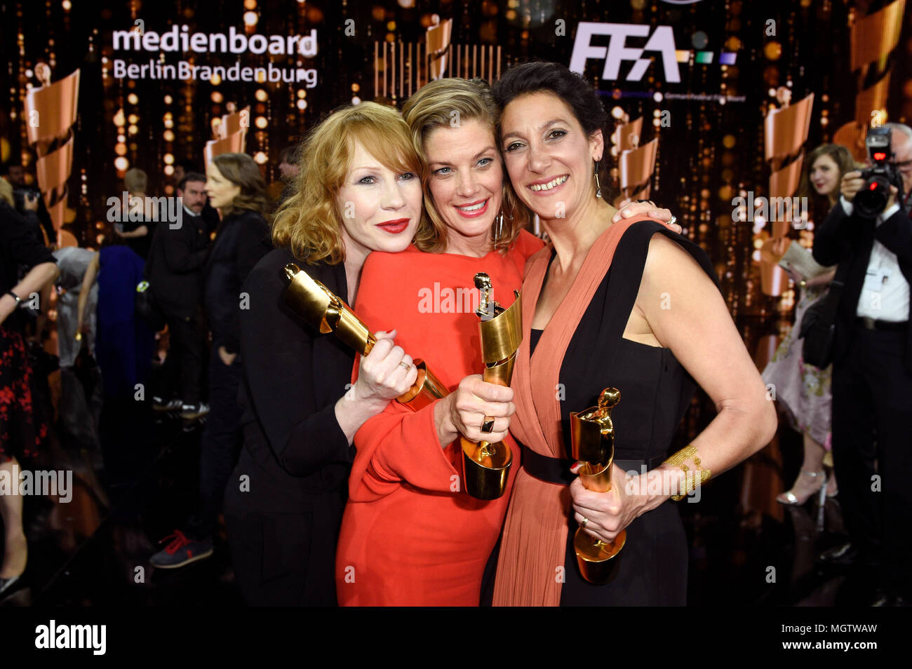 Birgit Minichmayr, Marie Baumer and Emily Atef, award winners Best