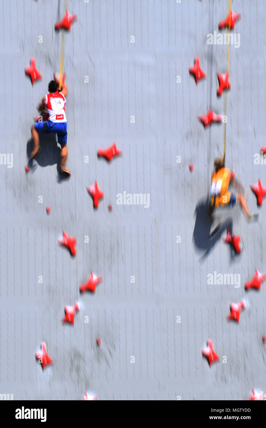 Mori park outdoor village, Tokyo, Japan. 29th Apr, 2018. Ambience shot
