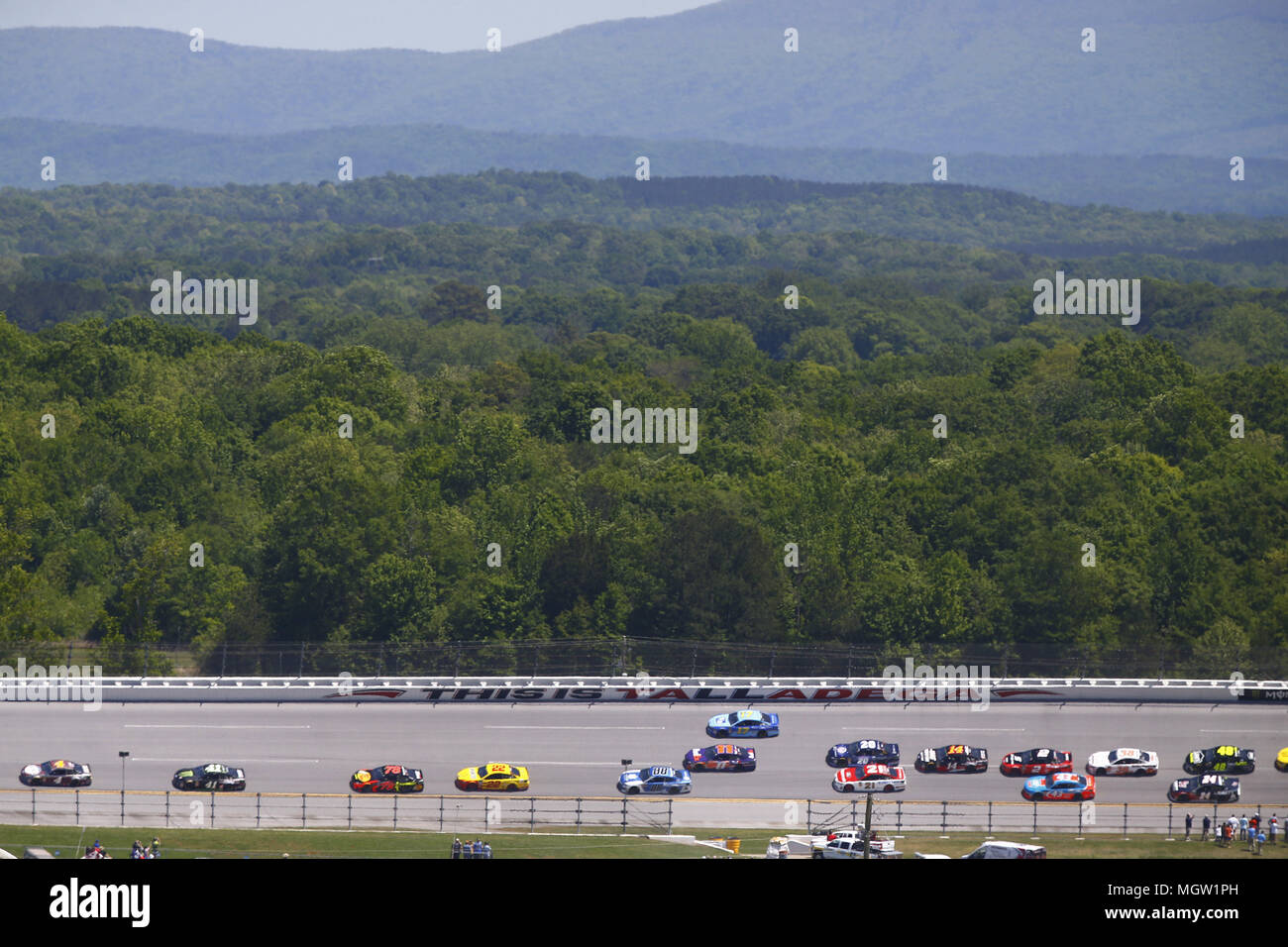 Talladega, Alabama, USA. 29th Apr, 2018. The Monster Energy NASCAR Cup