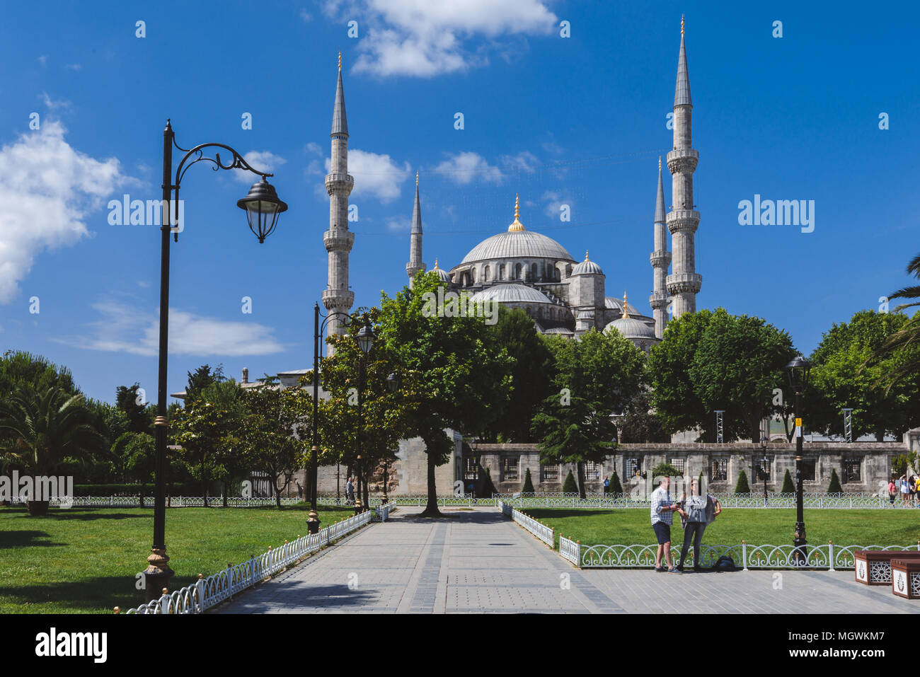 Blue Mosque of Sultan Ahmed Stock Photo - Alamy