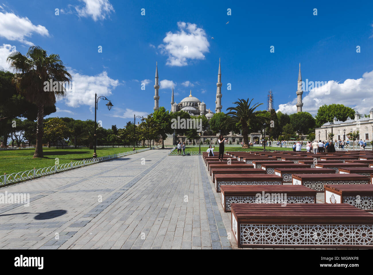 Blue Mosque of Sultan Ahmed Stock Photo - Alamy