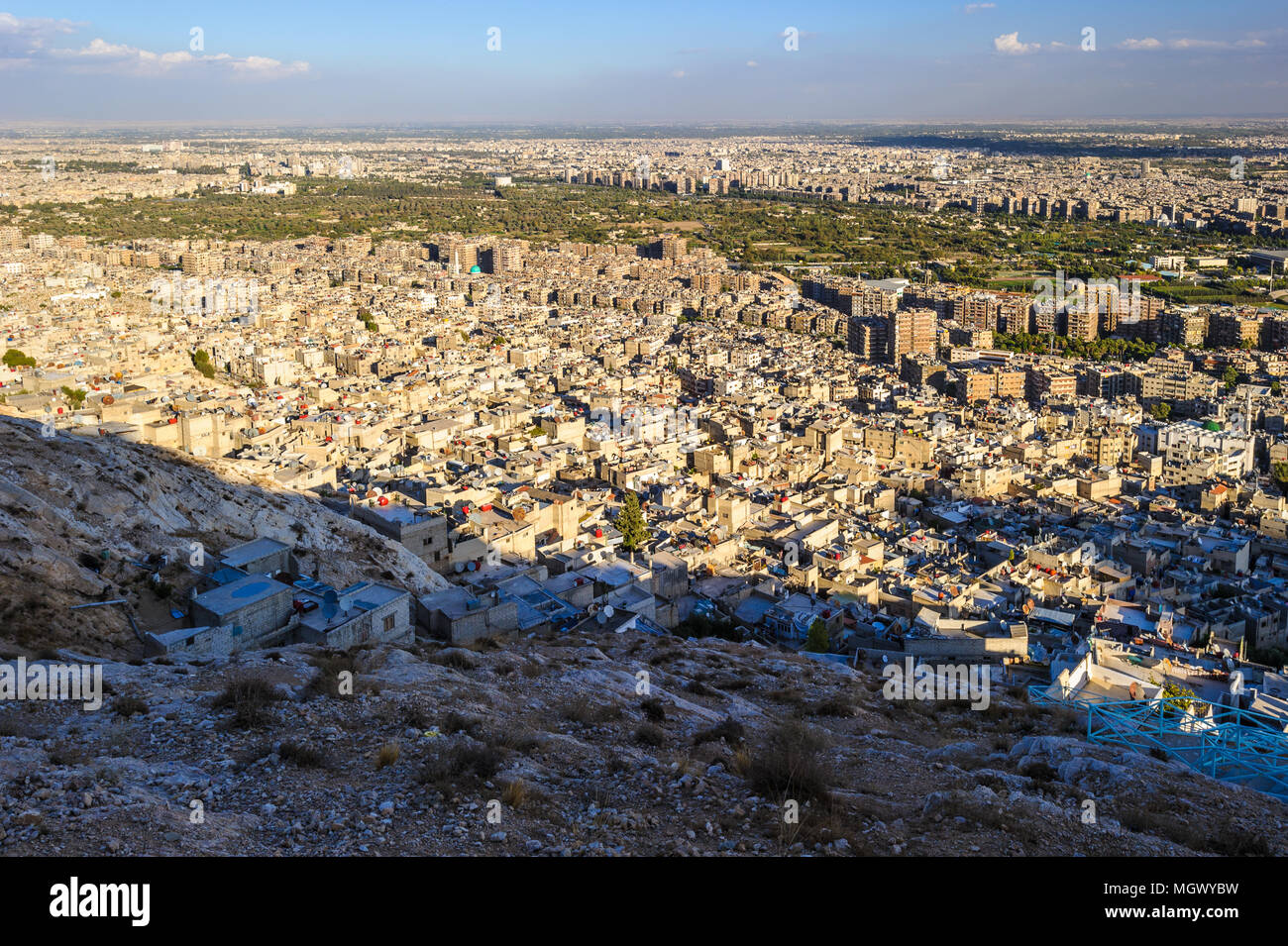 Damascus (City of Jasmine), the capital and the second largest city of