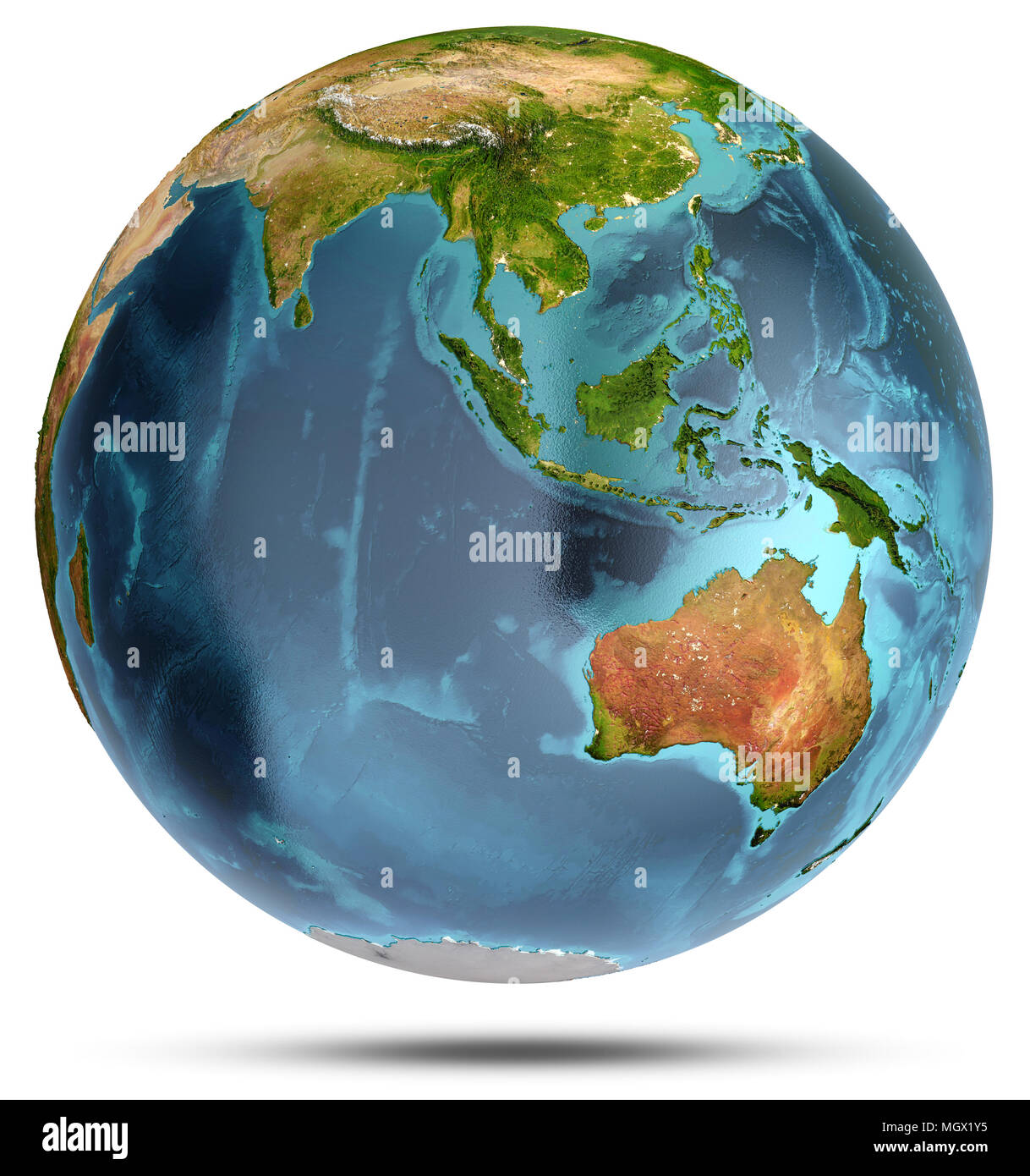 Planet Earth concept. 3d rendering Stock Photo