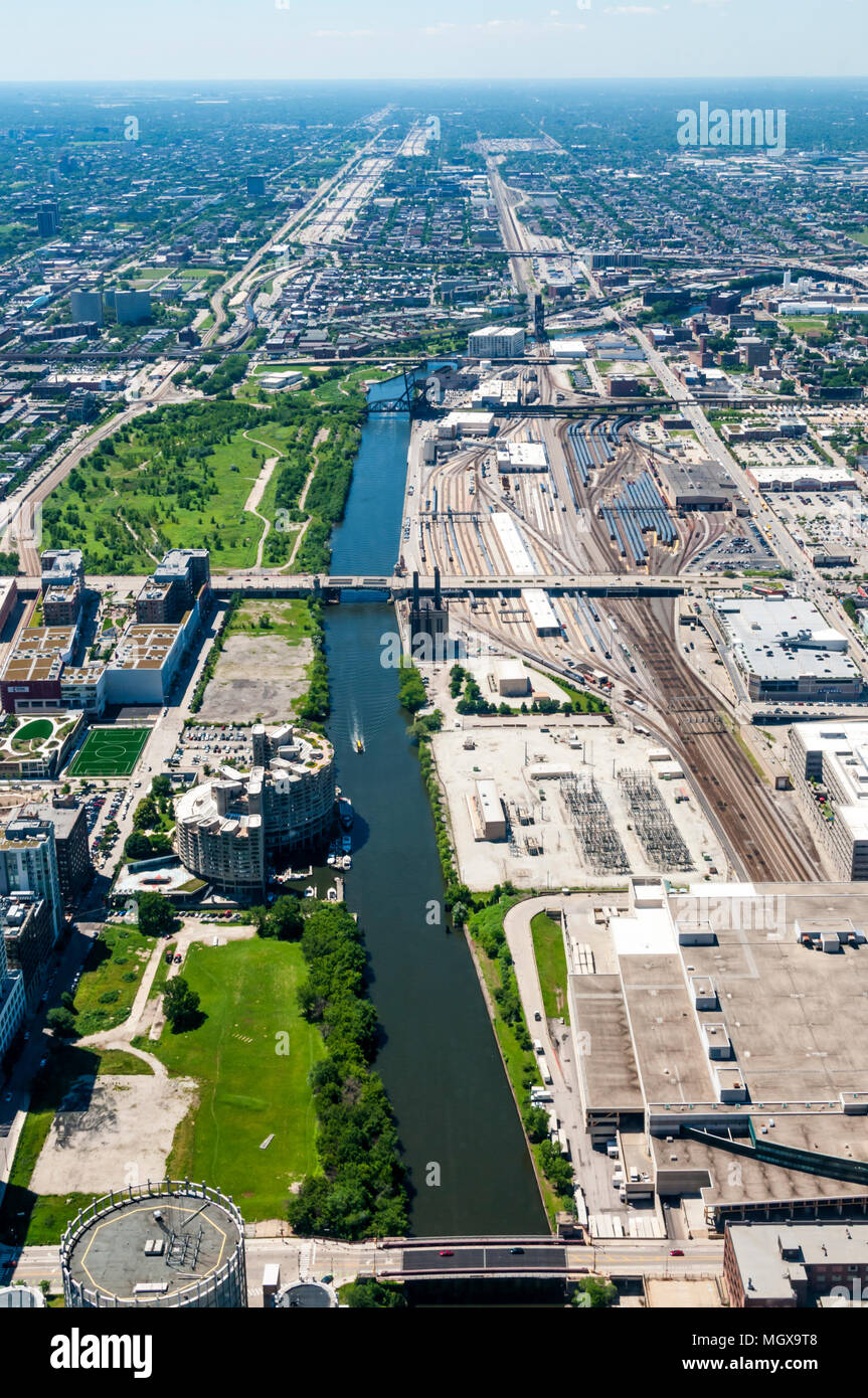 Chicago river southern branch hires stock photography and images Alamy