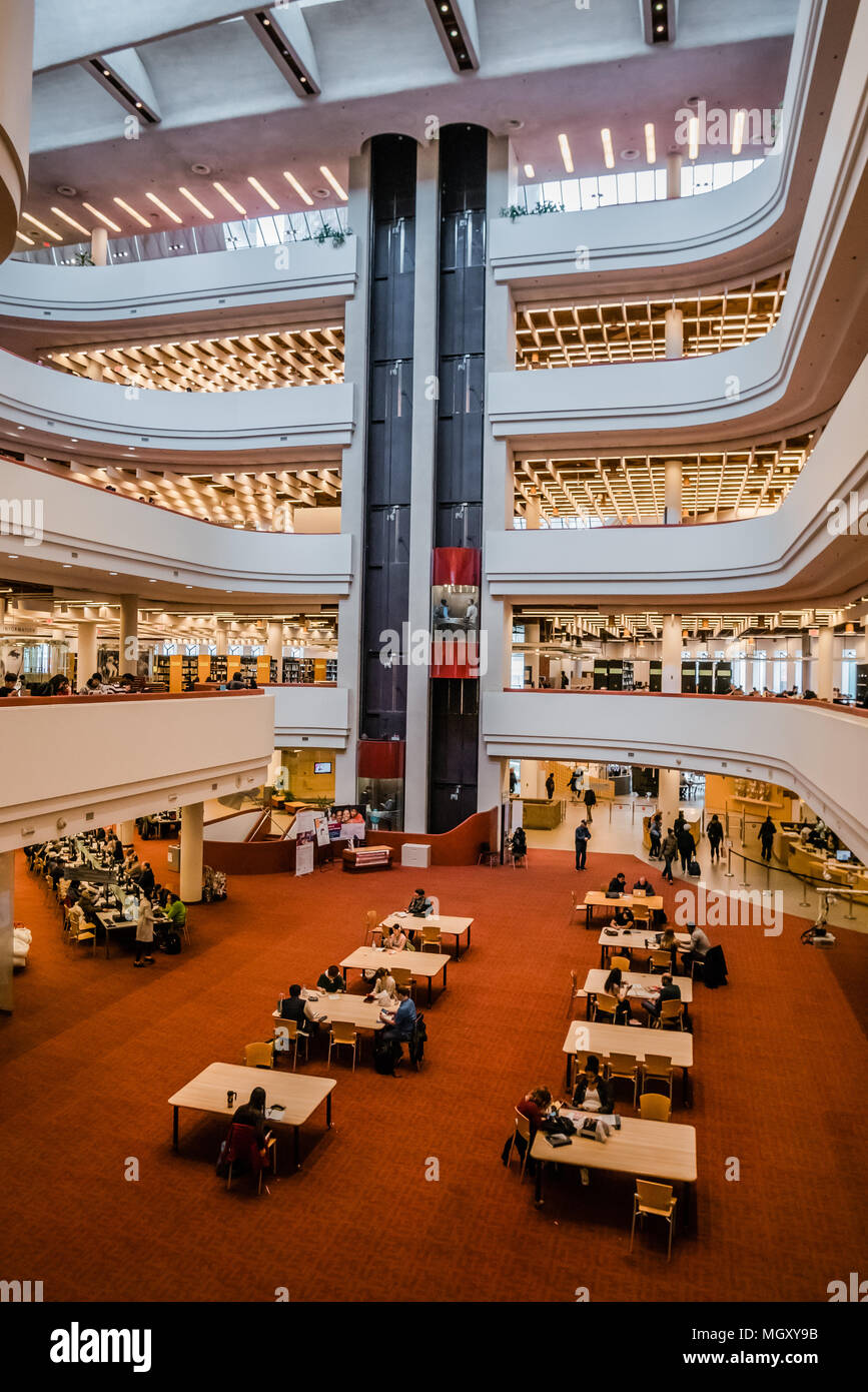 Toronto reference library is the biggest reference library in Canada Stock Photo