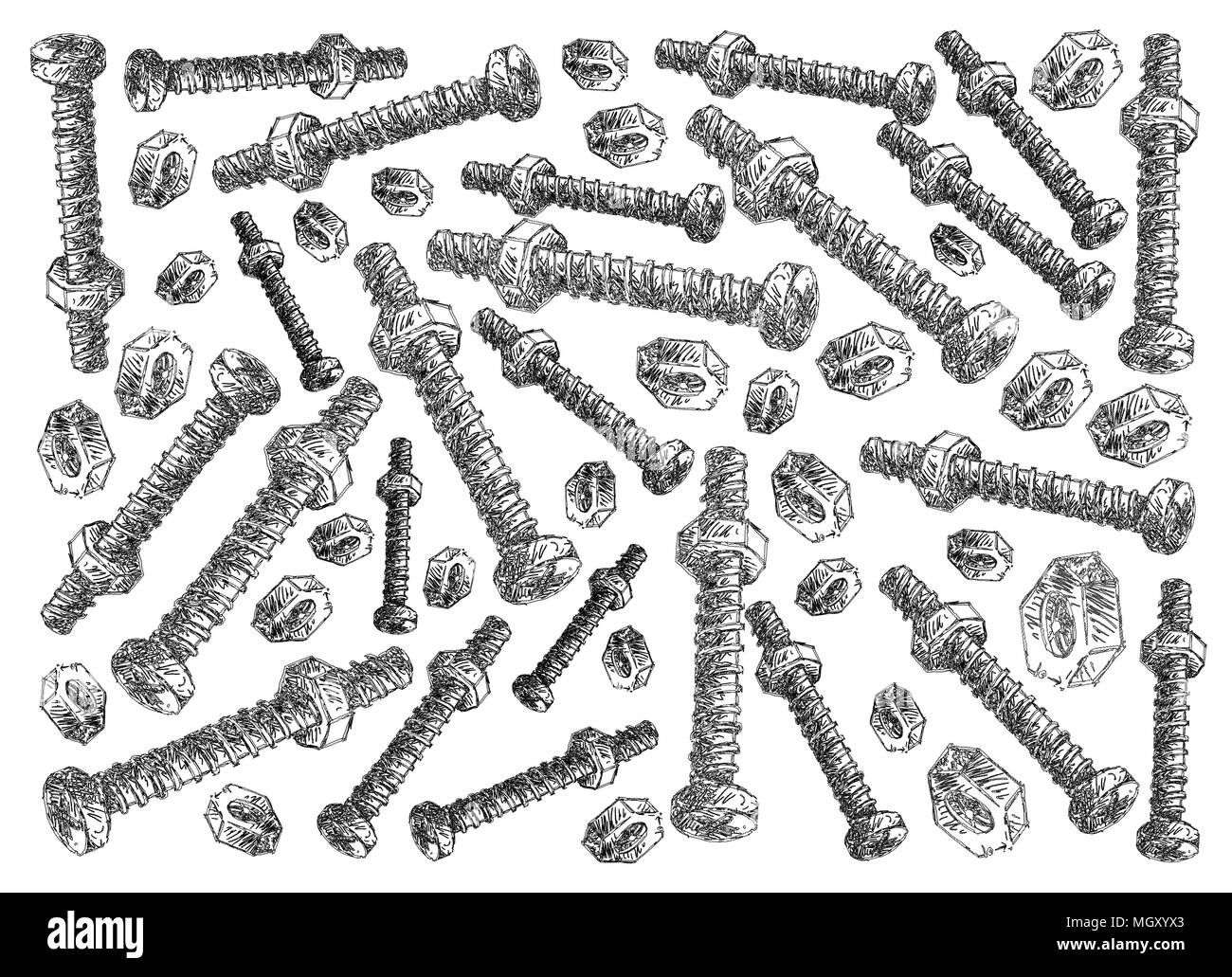 Manufacturing and Industry, Illustration Wallpaper Background of Hand