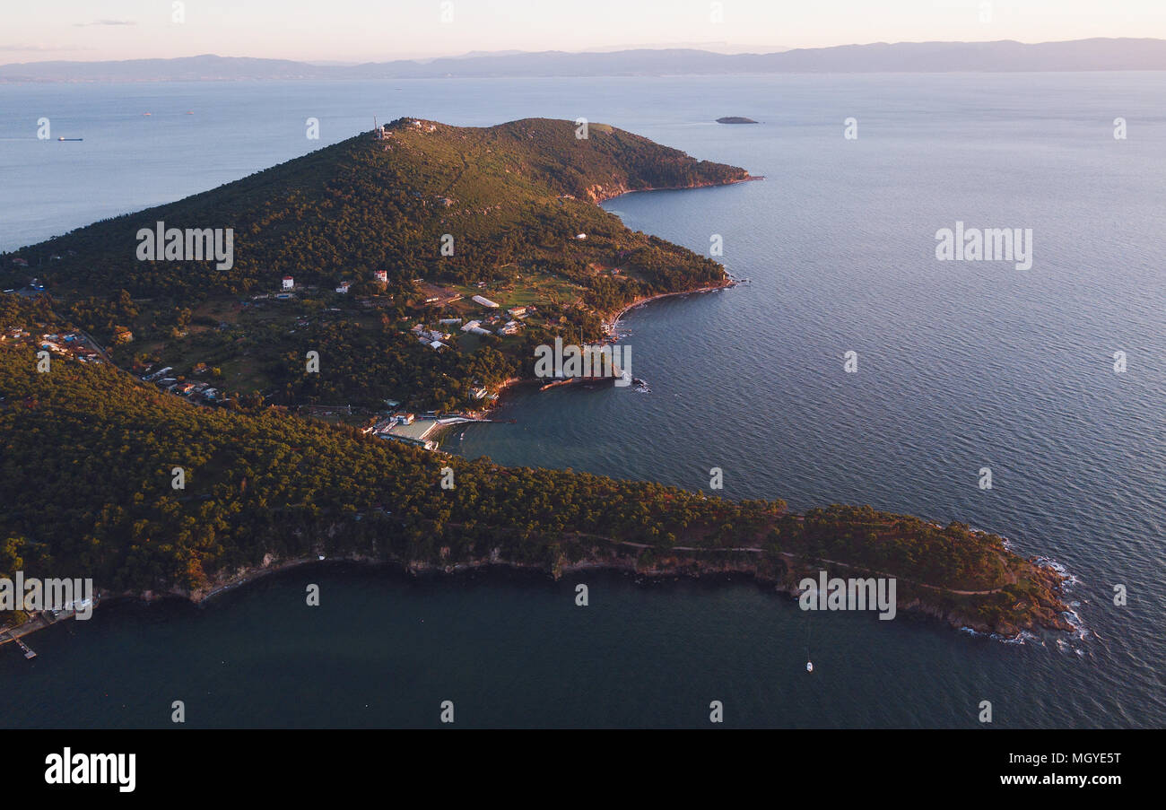 view of prince island in istanbul Turkey Stock Photo - Alamy