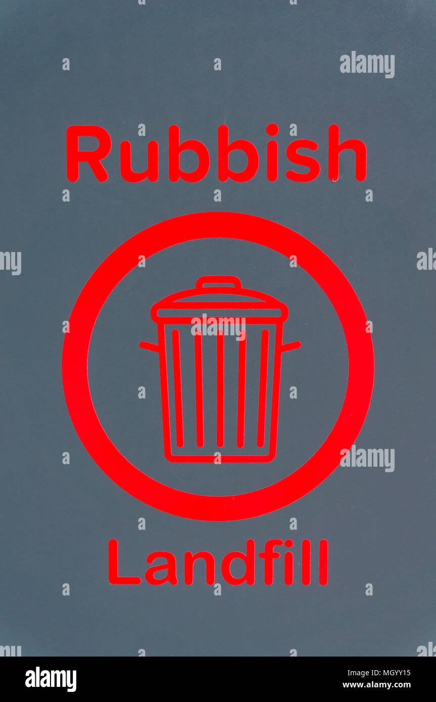 Landfill sign hires stock photography and images Alamy
