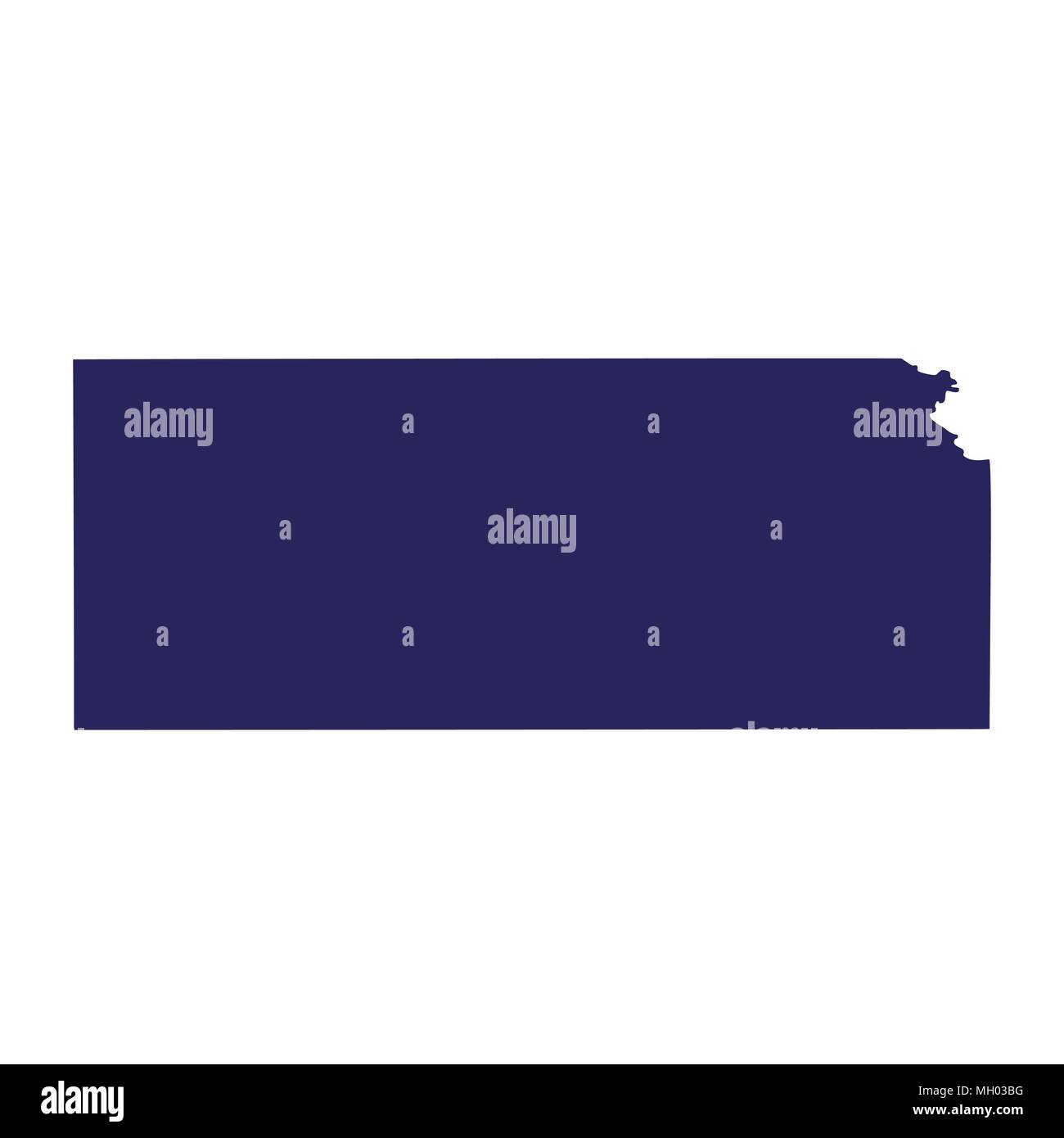 State of kansas Stock Vector Images Alamy