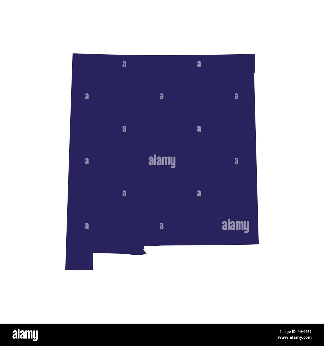 New mexico state map hires stock photography and images Alamy