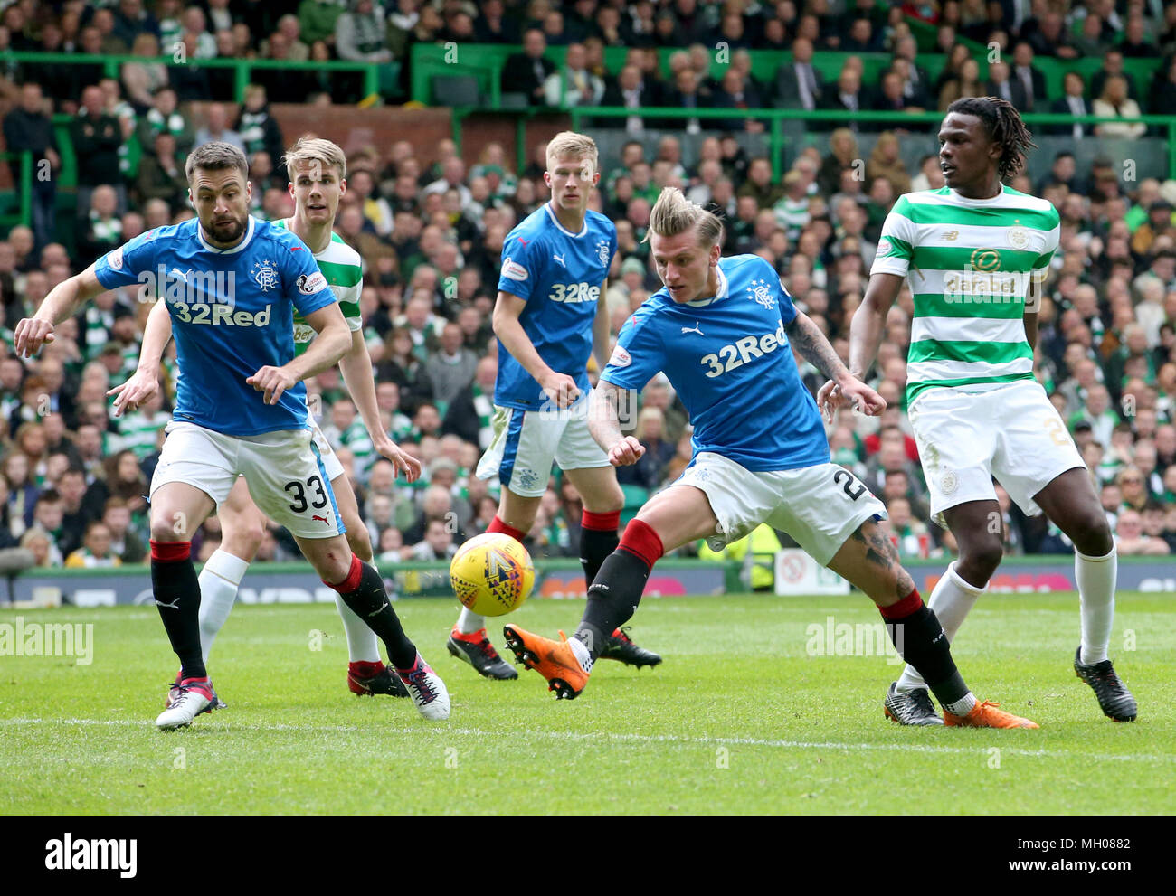 Jason Scotland Rangers Rangers' Jason Cummings on the ball during the Ladbrokes Scottish ...