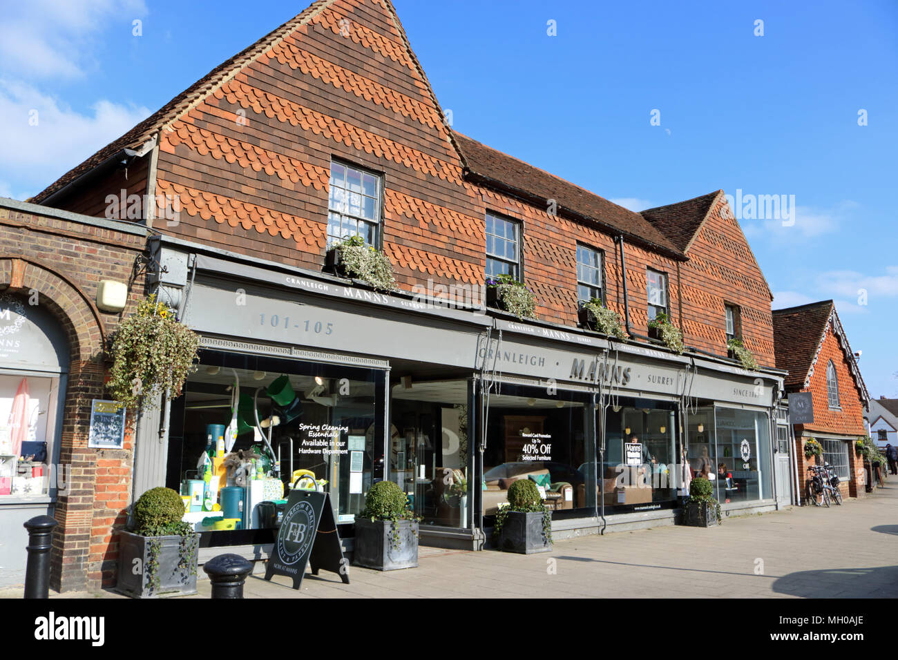 Manns store, Cranleigh village in Surrey. The largest village in