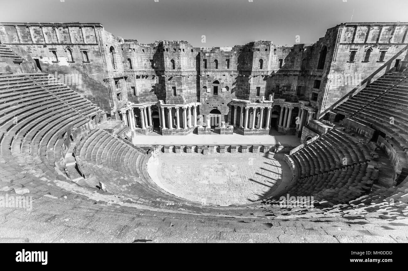 Roman Theatre In Bosra High Resolution Stock Photography And Images Alamy