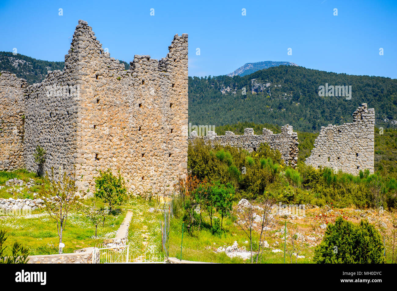 Ancient Roman Architecture In Turkey Stock Photo Alamy