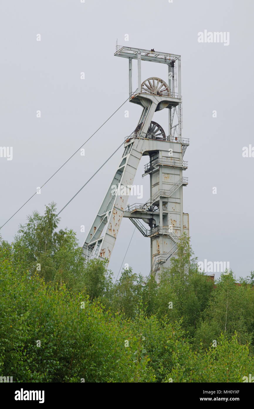 Former uranium mine Rozna Stock Photo