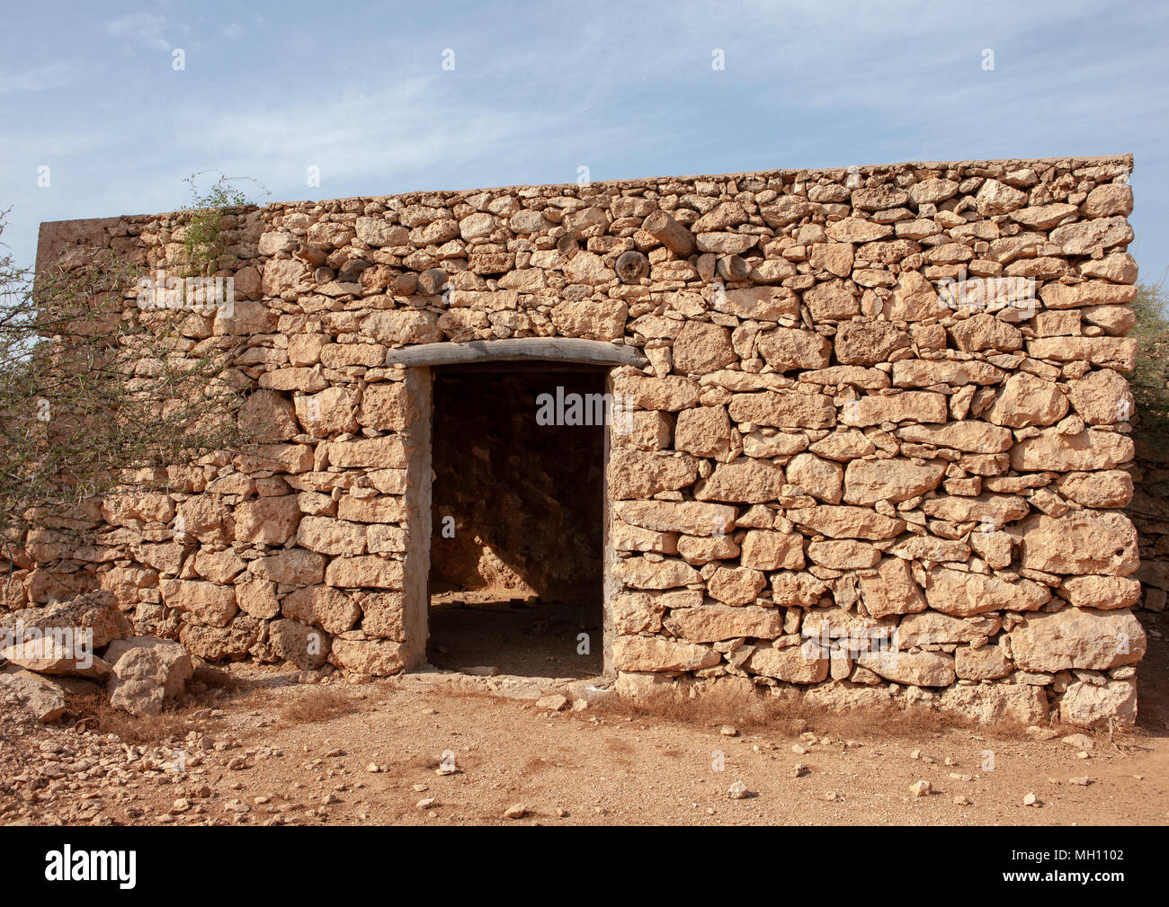 Old abandoned coral house, Jizan Region, Farasan island, Saudi Arabia