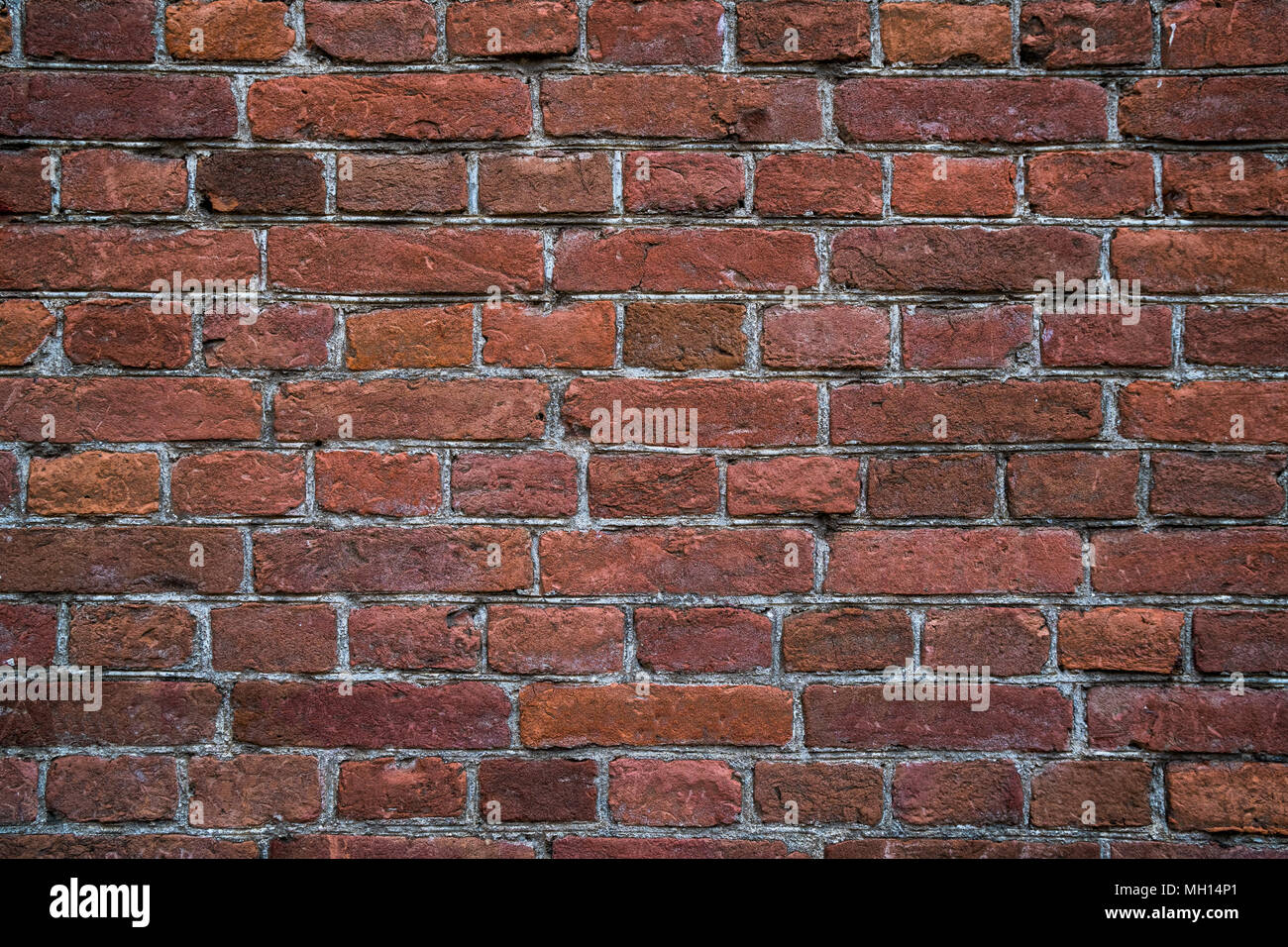 Background of red brick wall pattern texture Stock Photo - Alamy