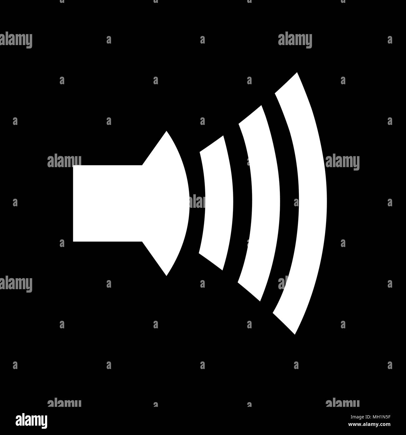 Speaker Icon Vector  Stock Vector