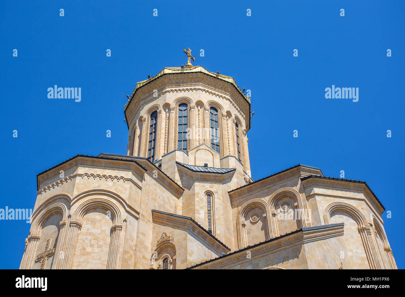 The Holy Trinity Cathedral of Tbilisi commonly known as Sameba in ...