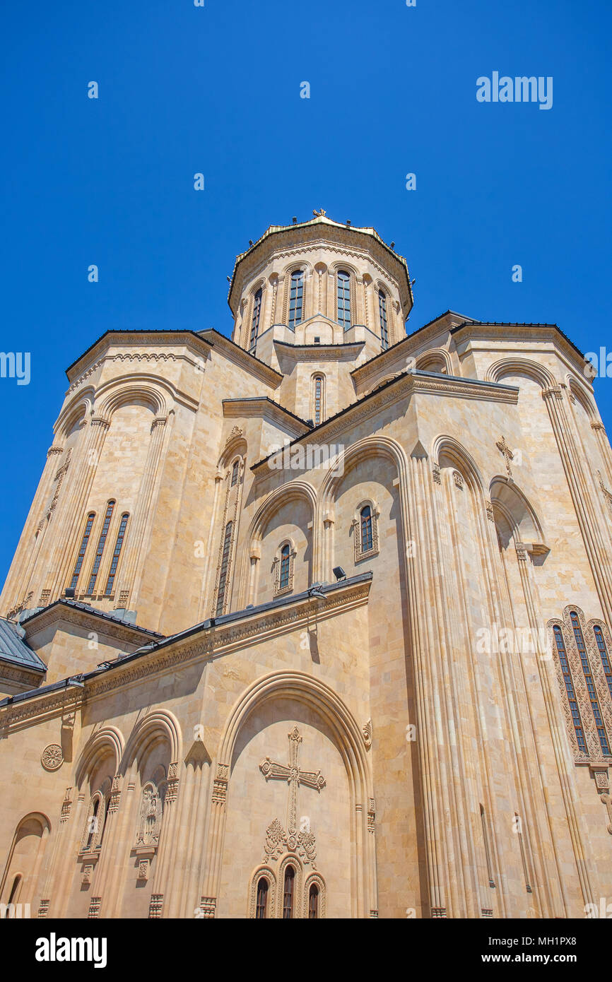 The Holy Trinity Cathedral of Tbilisi commonly known as Sameba in ...