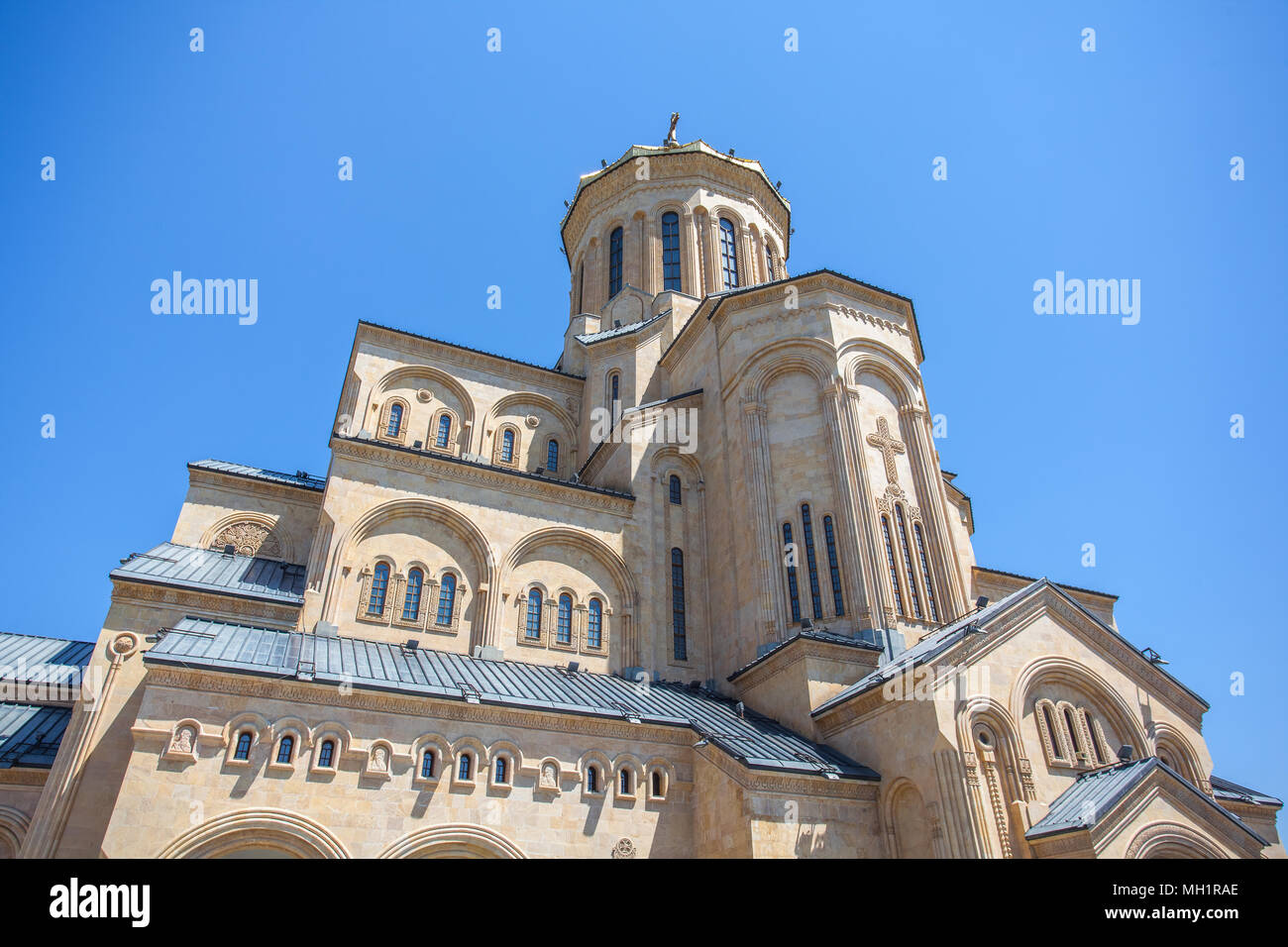 The Holy Trinity Cathedral of Tbilisi commonly known as Sameba in ...