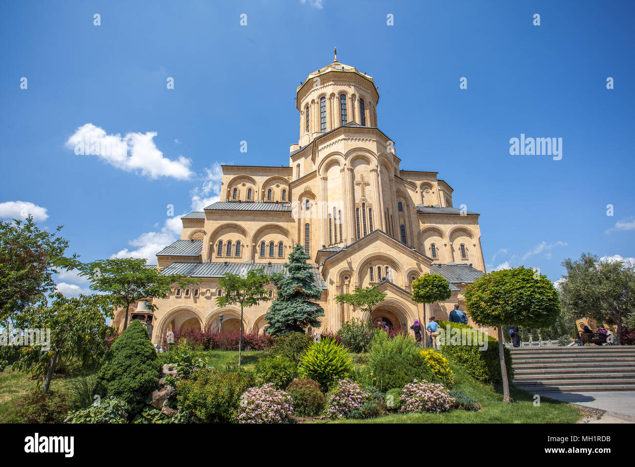 The Holy Trinity Cathedral of Tbilisi commonly known as Sameba in ...