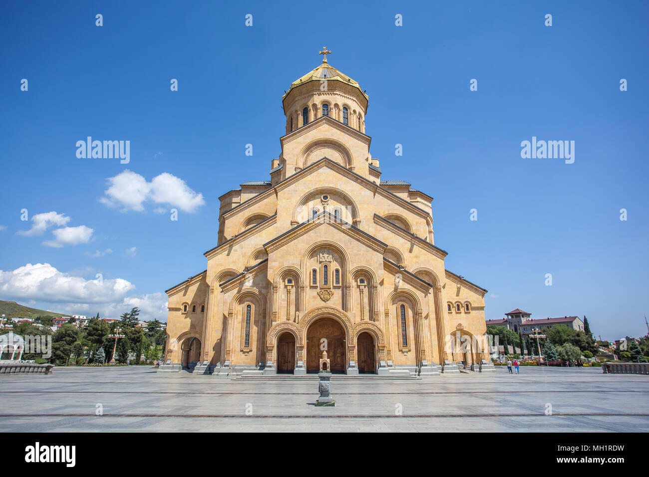 The Holy Trinity Cathedral of Tbilisi commonly known as Sameba in ...