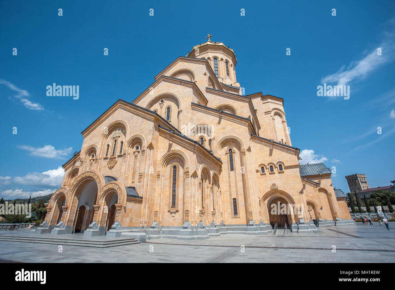 The Holy Trinity Cathedral of Tbilisi commonly known as Sameba in ...