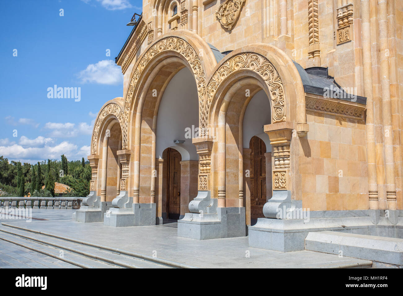The Holy Trinity Cathedral of Tbilisi commonly known as Sameba in ...