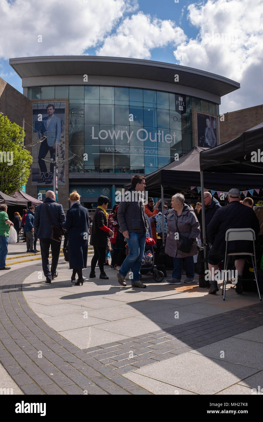 Lowry Outlet, Salford Quays, Manchester, UK Stock Photo