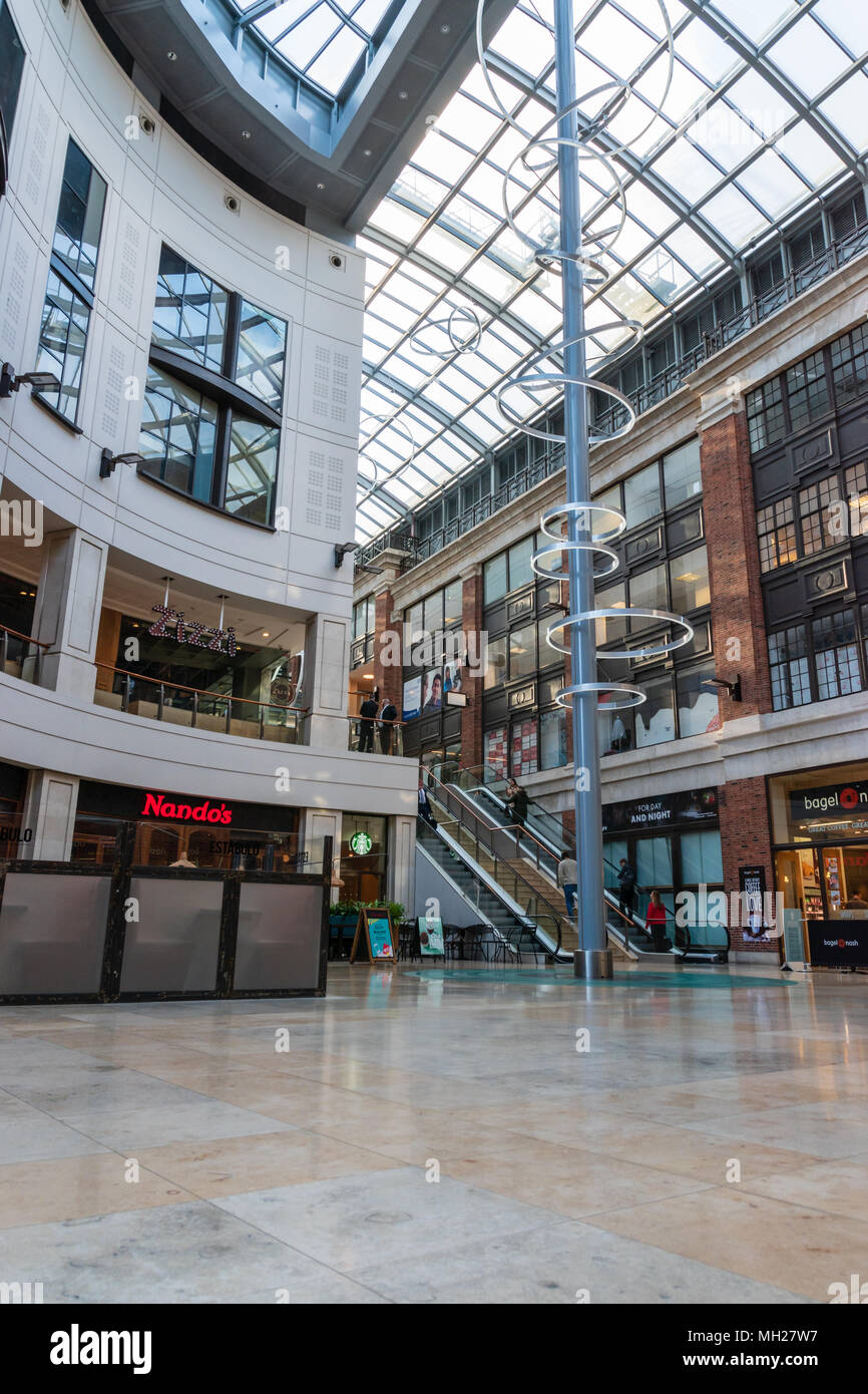 The main concourse in the The Light, Leeds, UK Stock Photo