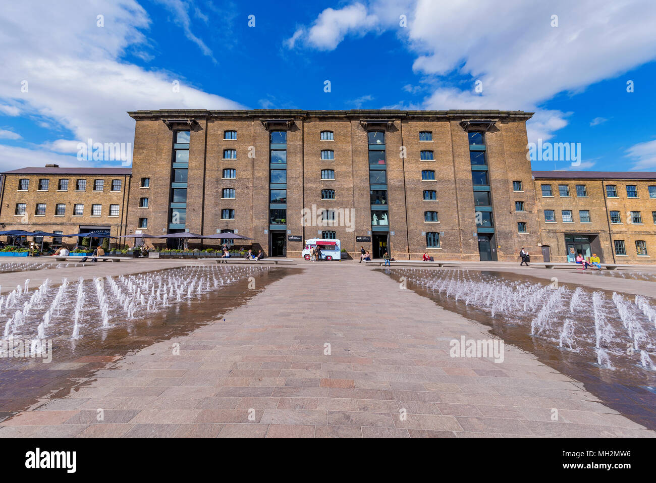 LONDON, UNITED KINGDOM - APRIL 17: This is a view of Central Saint Martins university, a famous Arts university in the Kings Cross area on April 17, 2 Stock Photo