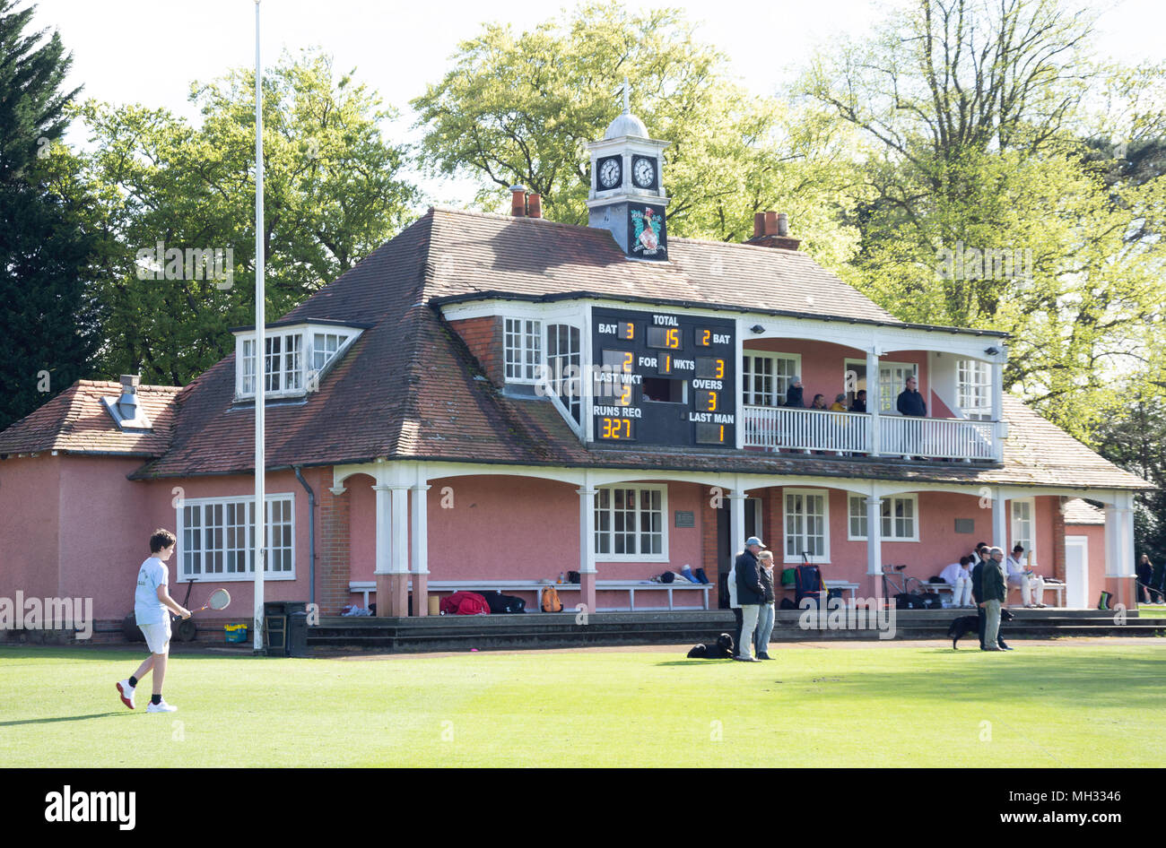 School cricket pavilion at Wellington College, Crowthorne, Berkshire