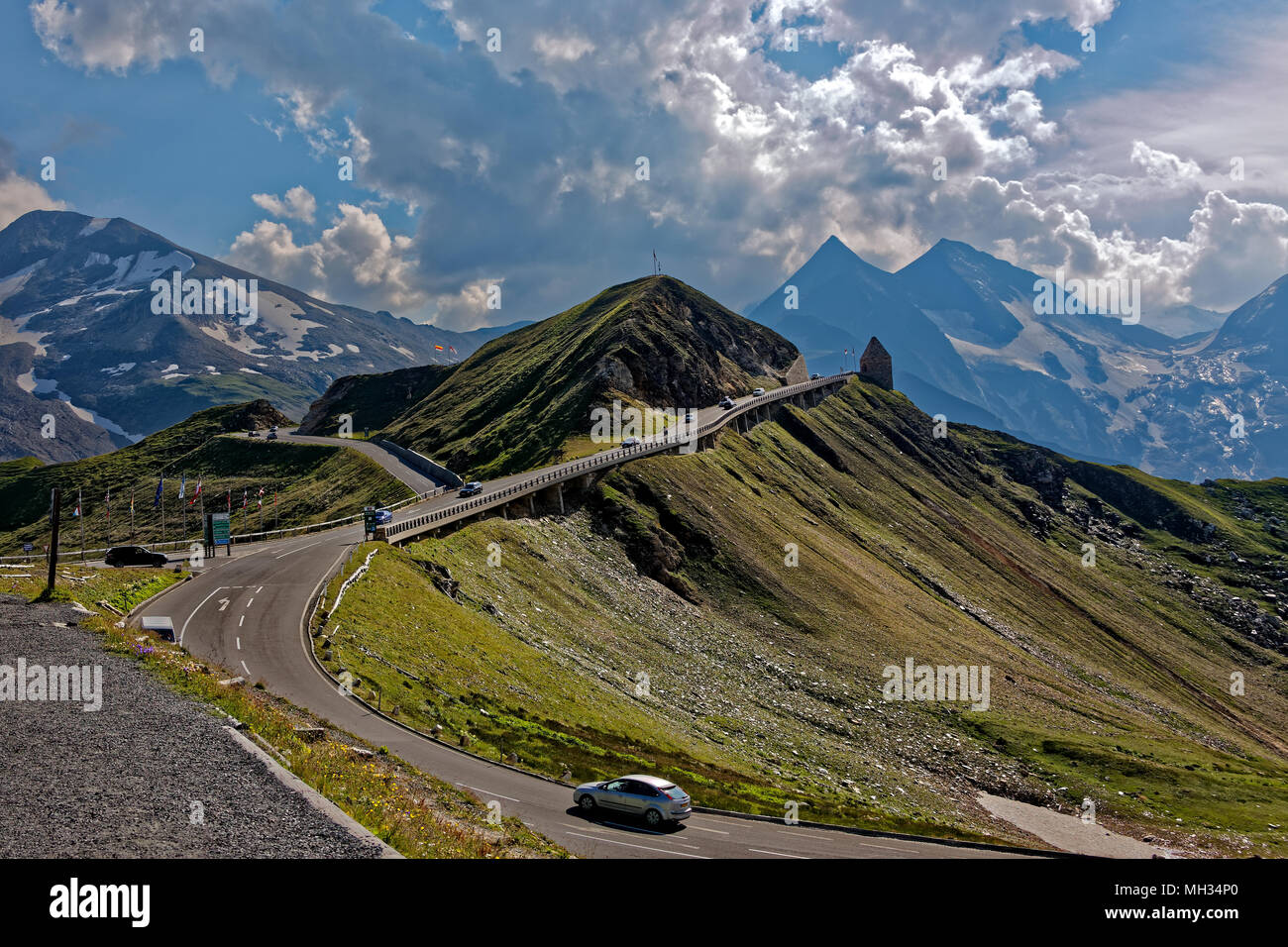 Grossglockner High Alpine Road - Austria. Großglockner-Hochalpenstraße - Österreich Stock Photo