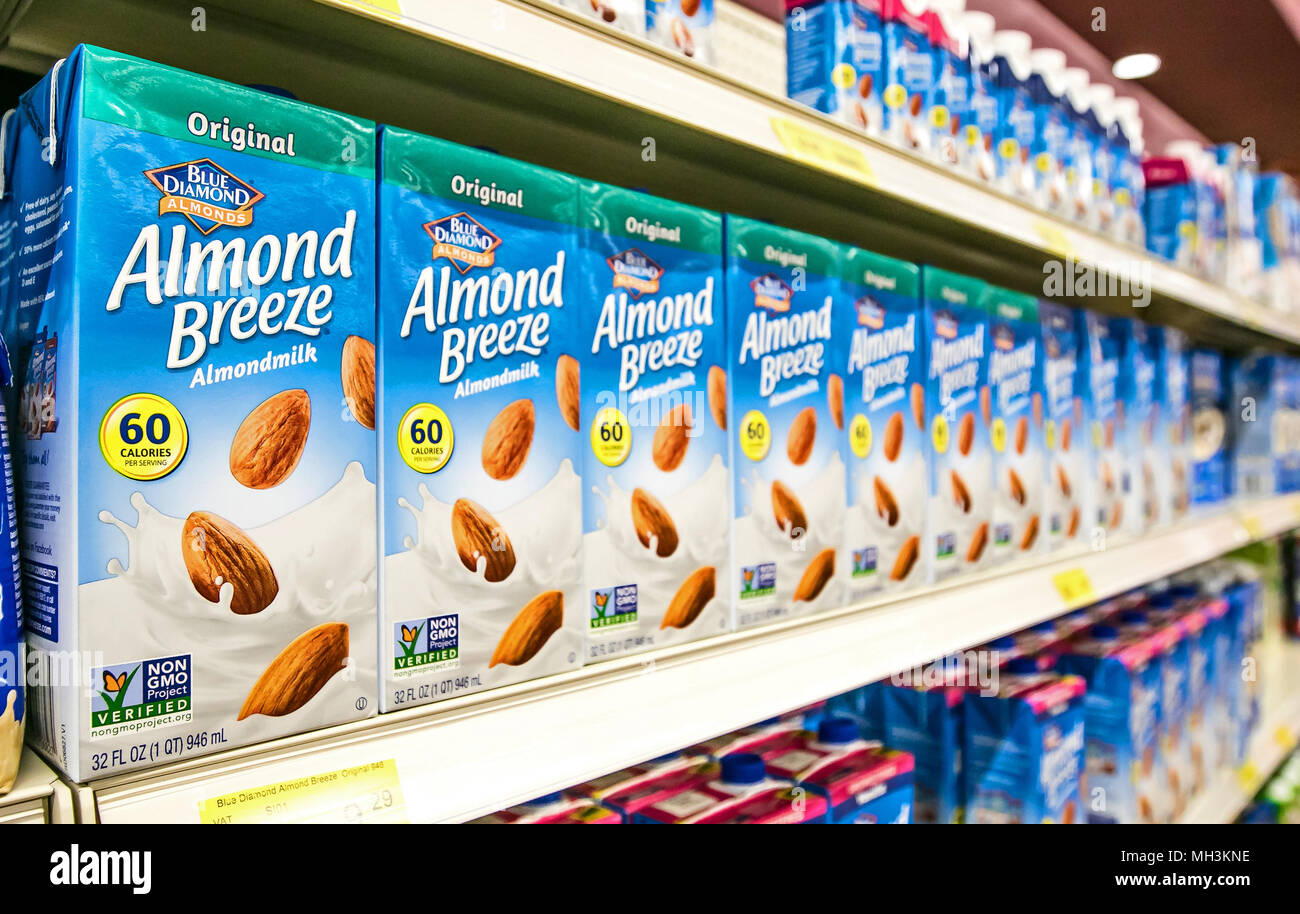 Almond milk carton hires stock photography and images Alamy