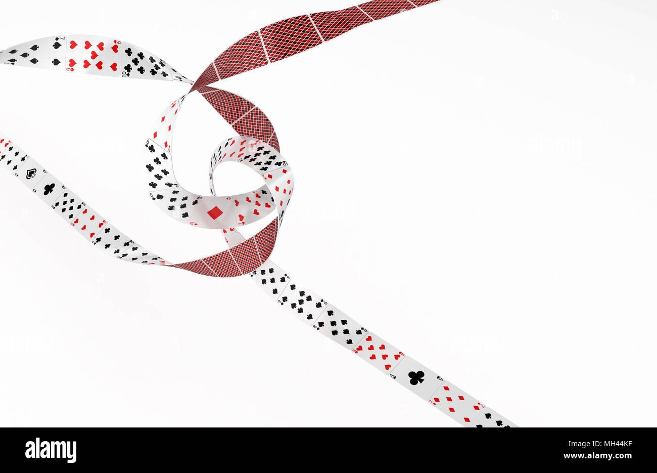 Red ribbons playing hi-res stock photography and images - Alamy