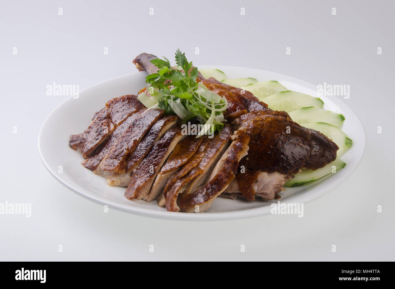 duck. roast duck traditional chinese cuisine Stock Photo - Alamy