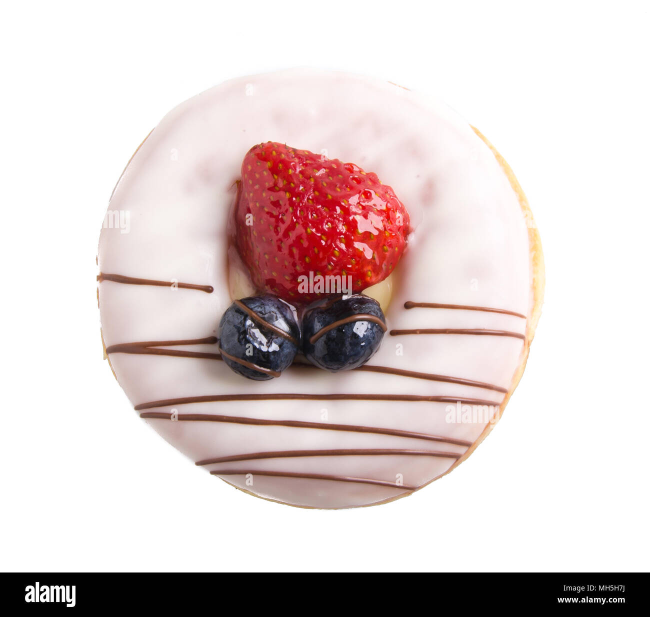 donut isolated on white background Stock Photo - Alamy