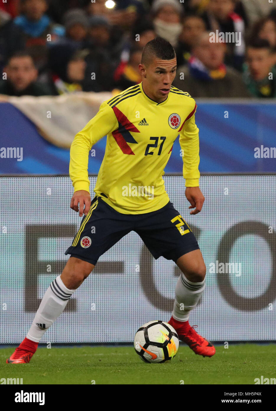 Mateus Uribe (COL), MARCH 23, 2018 - Football/Soccer : International friendly match between France 2-3 Colombia at Stade de France in Saint-Denis, France, Credit: AFLO/Alamy Live News Stock Photo