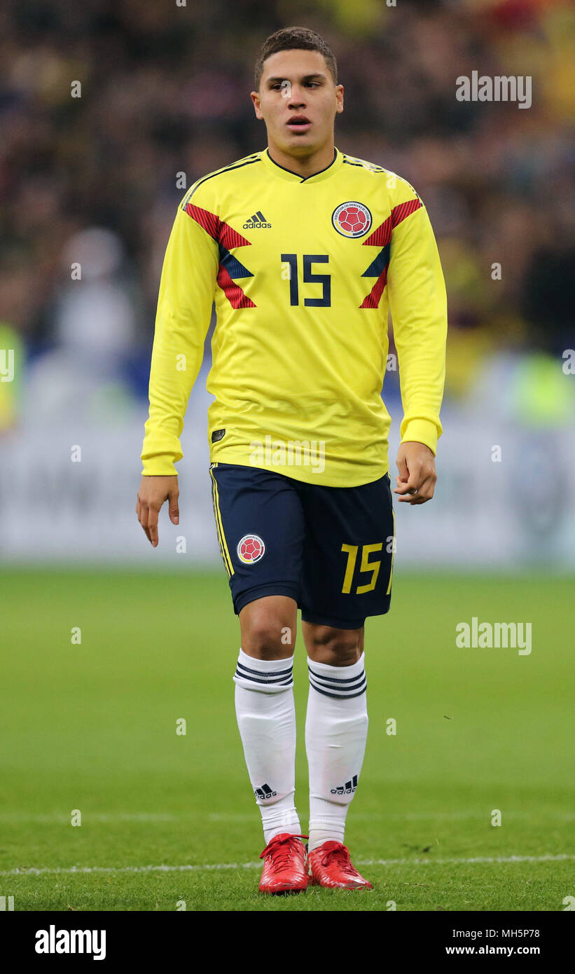Juan Fernando Quintero (COL), MARCH 23, 2018 - Football/Soccer : International friendly match between France 2-3 Colombia at Stade de France in Saint-Denis, France, Credit: AFLO/Alamy Live News Stock Photo