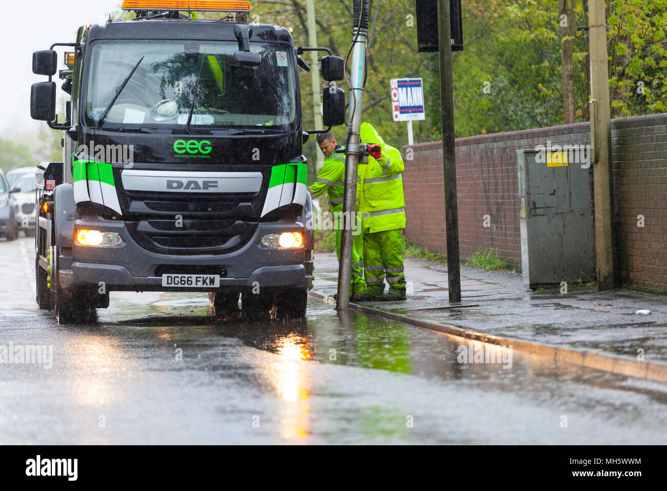 Blocked road gullies hires stock photography and images Alamy