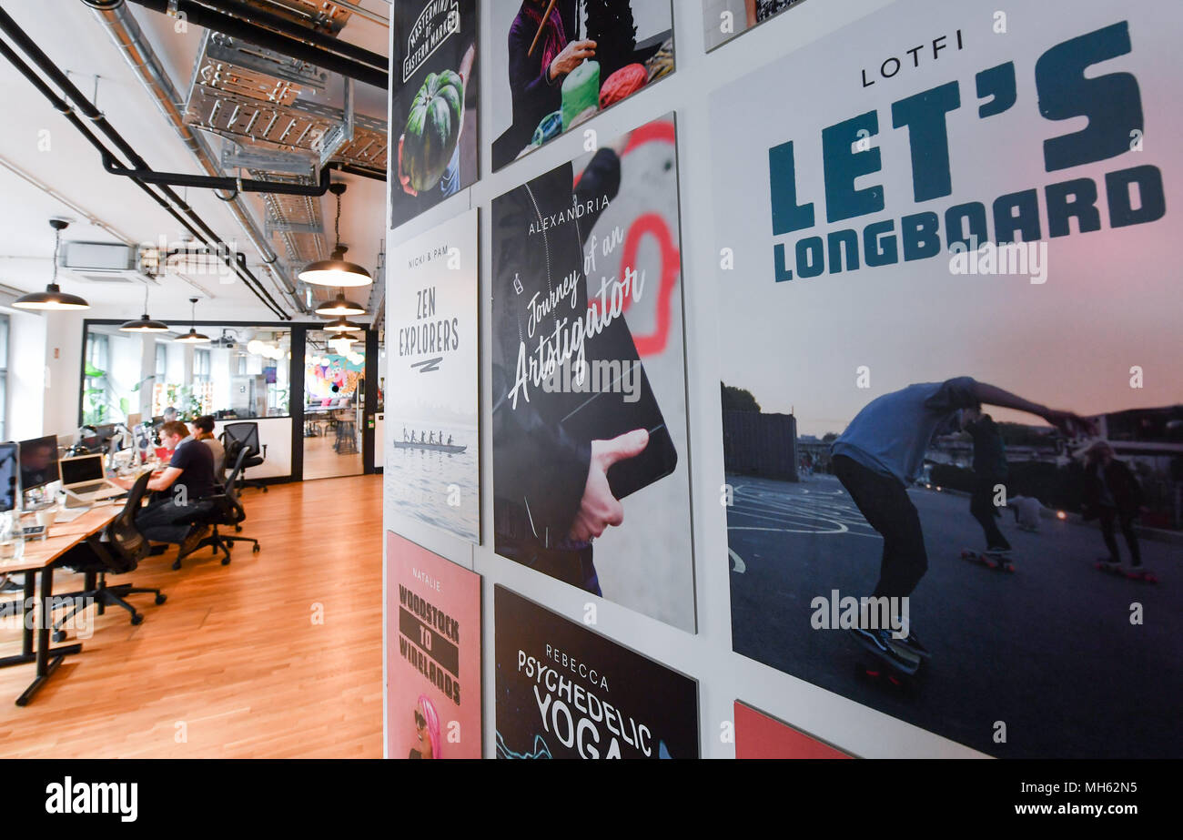 16 April 18 Germany Berlin Posters Hang On The Wall Of Airbnb Germany Gmbh S Office Advertising Numerous Experiences Activities And Tour Which Can Be Booked Separately Airbnb Is A Community Marketplace For