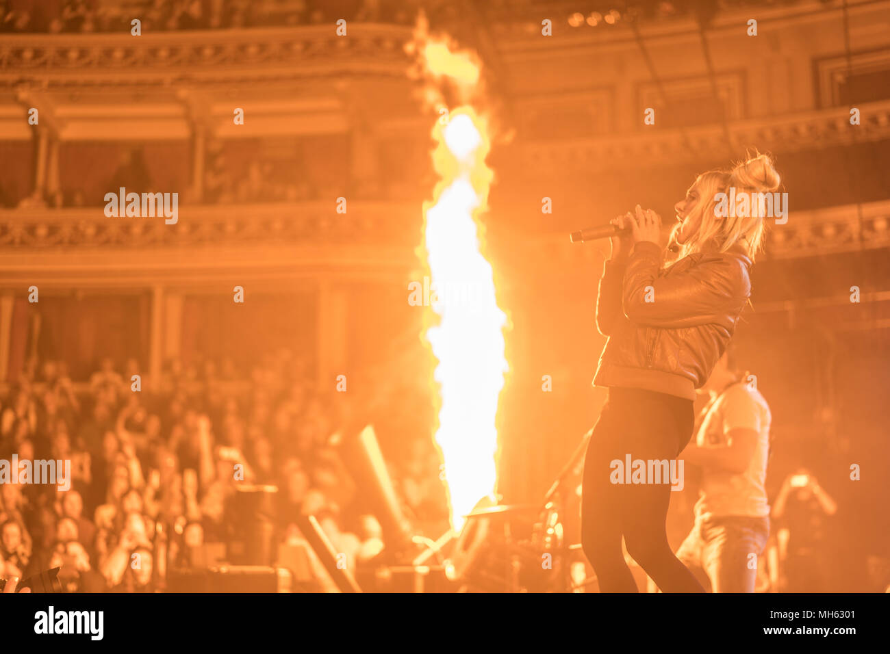 Walk Off The Earth performing live on stage at The Royal Albert Hall in