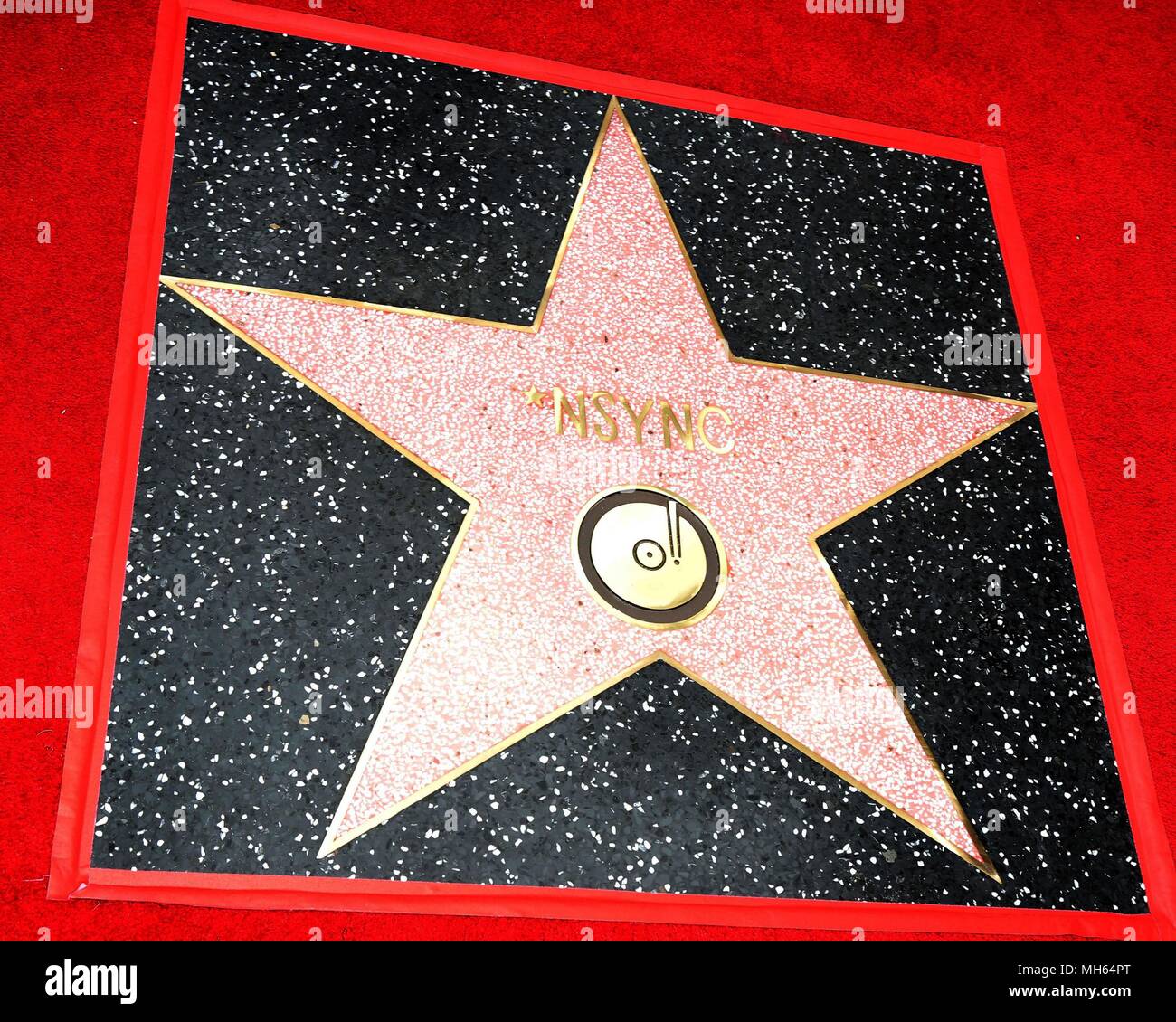 Los Angeles, CA, USA. 30th Apr, 2018. NSYNC Star at the induction ...