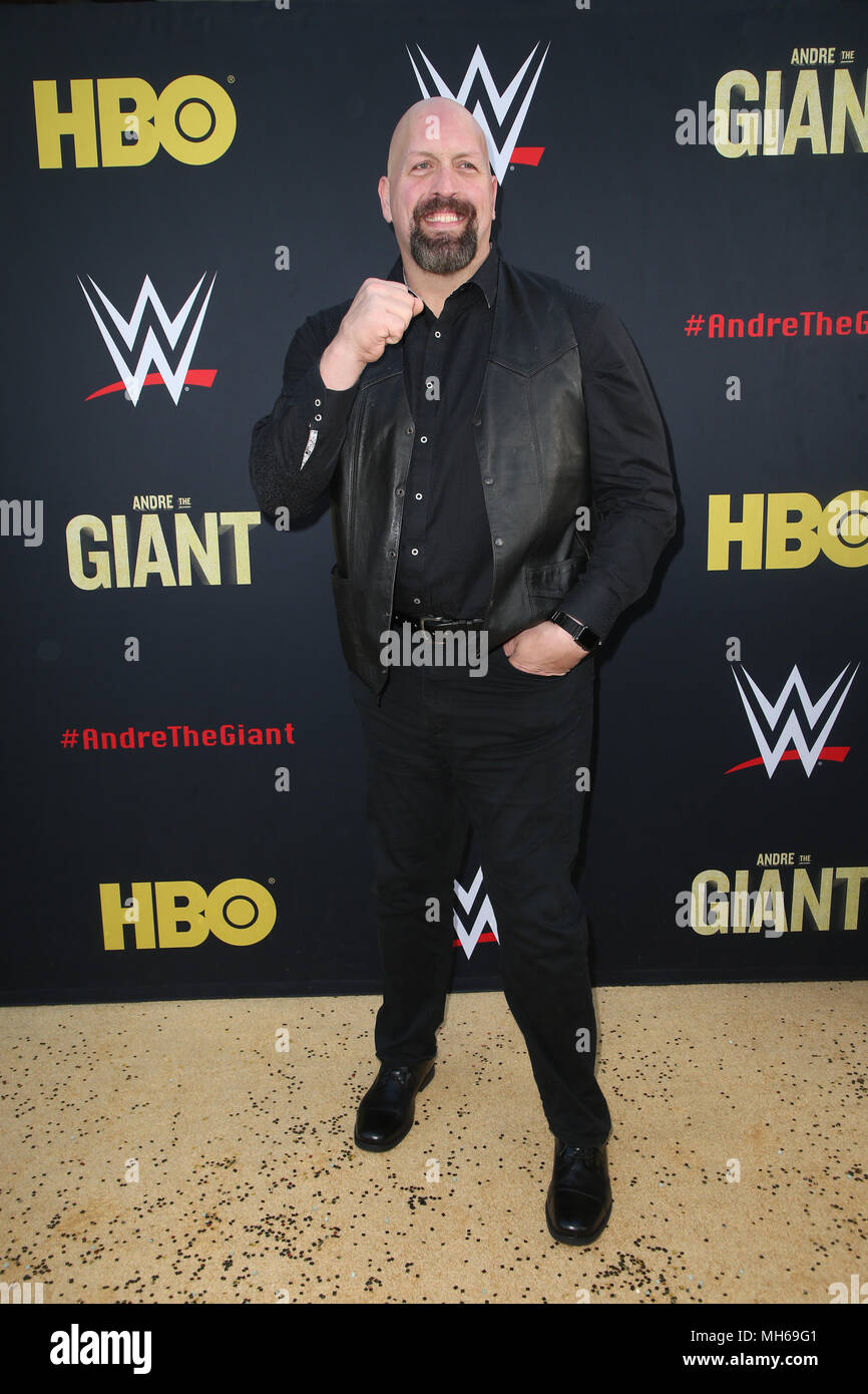 Los Angeles premiere of HBO's 'Andre the Giant' - Arrivals  Featuring: Big Show, Paul Donald Wight II Where: Hollywood, California, United States When: 29 Mar 2018 Credit: FayesVision/WENN.com Stock Photo