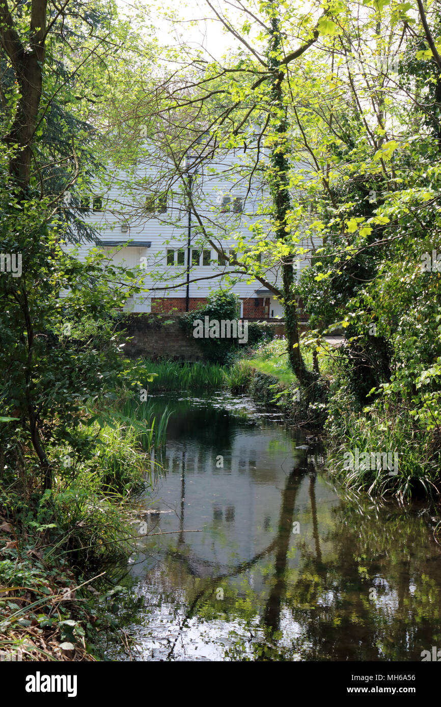 The Upper Mill Ewell Village Surrey England Stock Photo Alamy