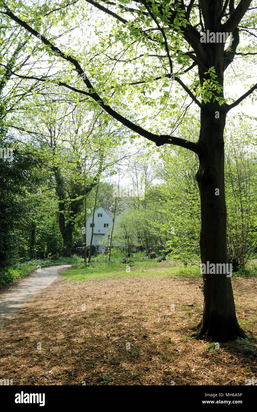 The Upper Mill Ewell Village Surrey England Stock Photo Alamy